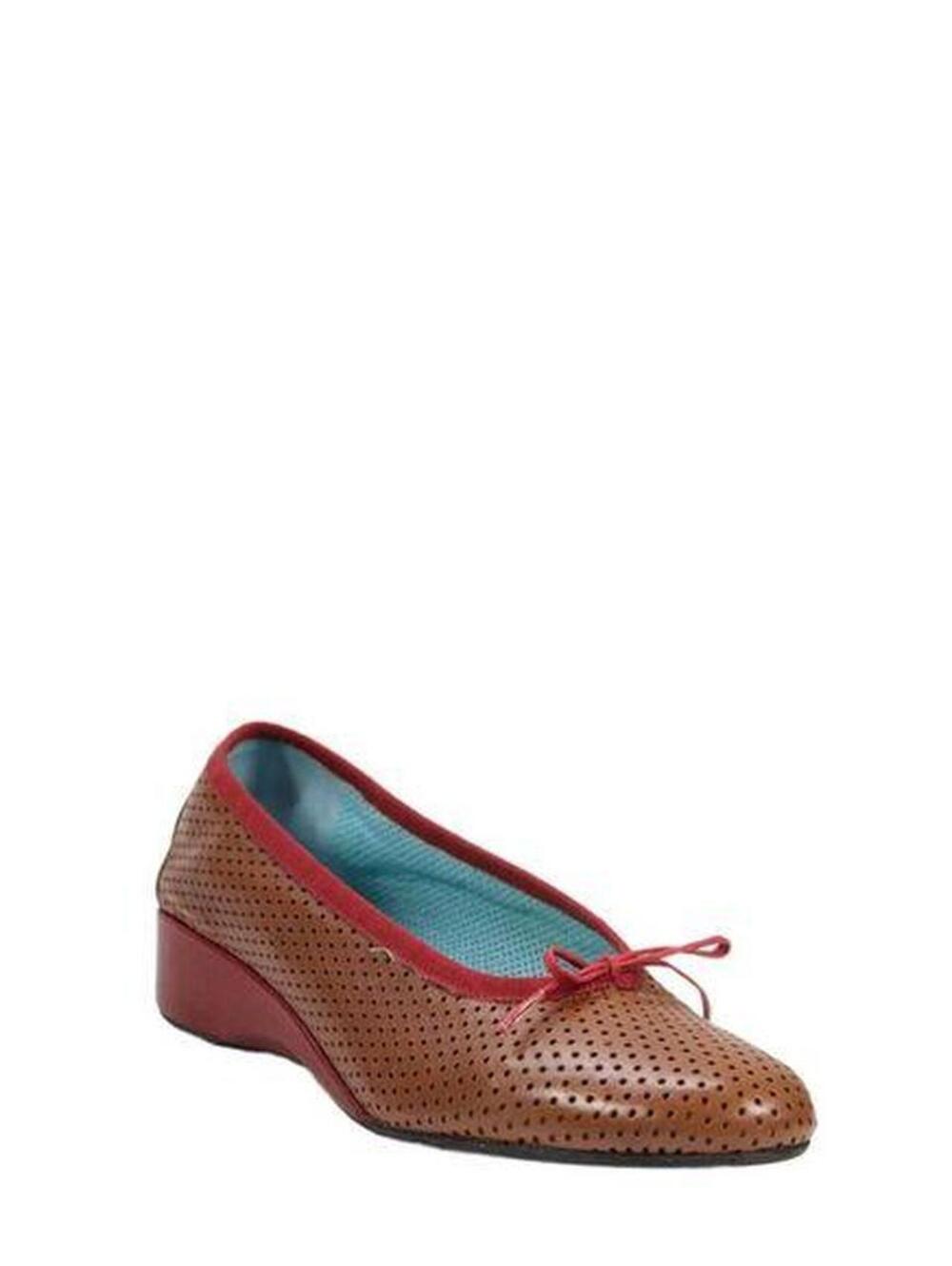 Thierry Rabotin Women's Brown and Red Ballet-sho